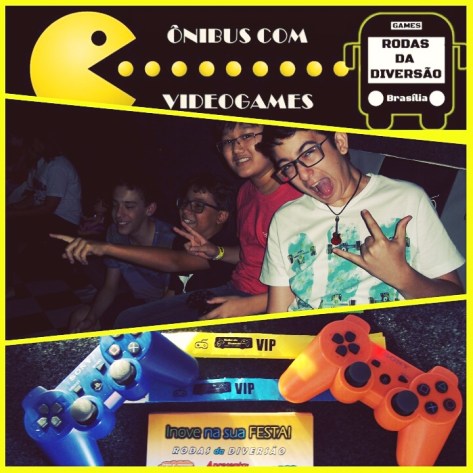 Ônibus com videogames