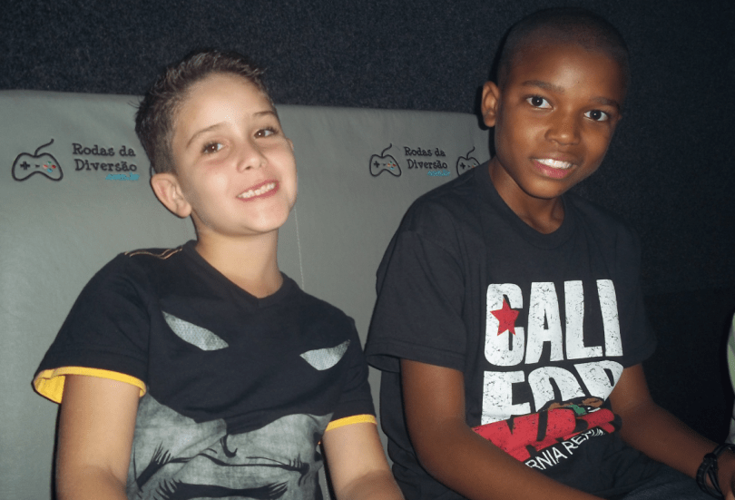 Diversão entre amigos