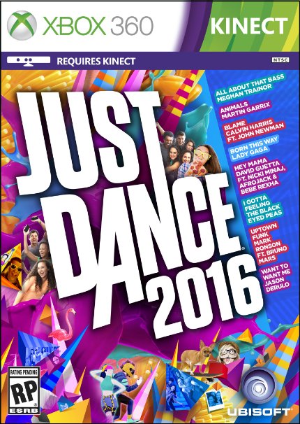 Just Dance 2016 xbox 360 cover