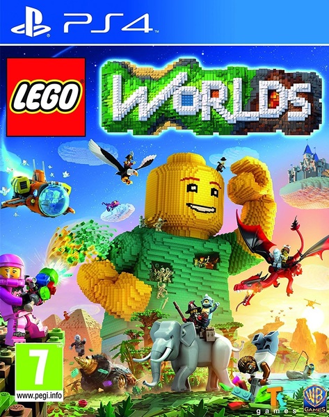 Lego Worlds PS4 Cover