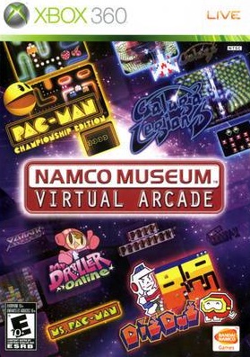 namco museum virtual arcade xbox 360 cover