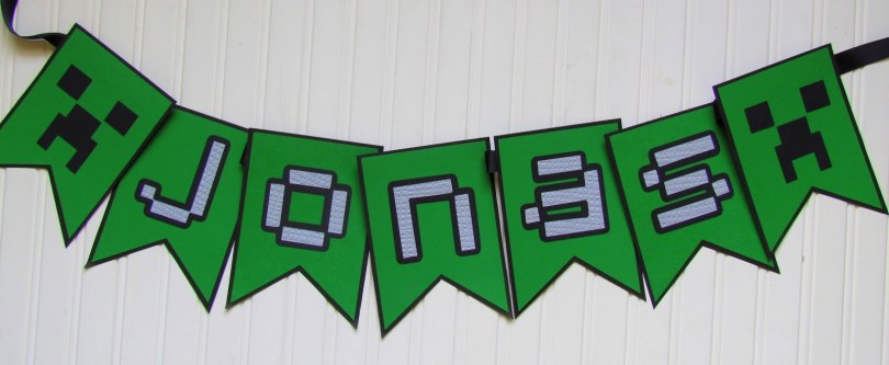 Bandeirinhas Minecraft