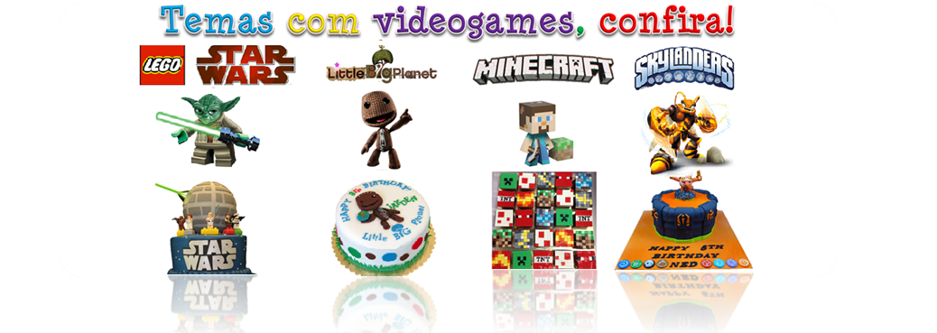 Festa com games decoração