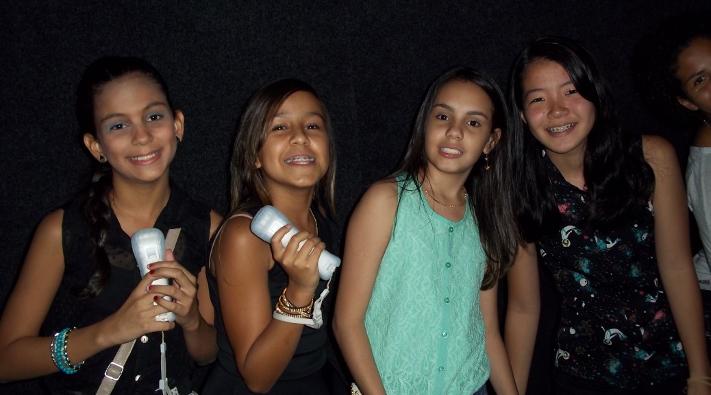festa com videogames para meninas