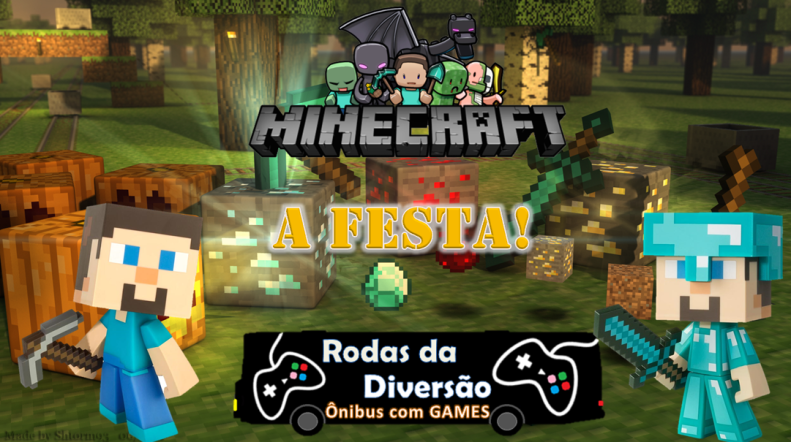 A festa do minecraft