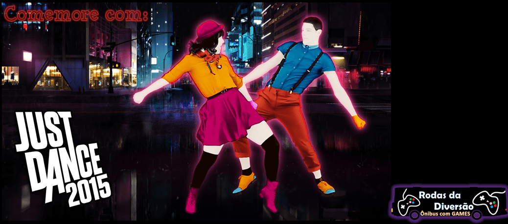 Ônibus festa Just Dance 2015