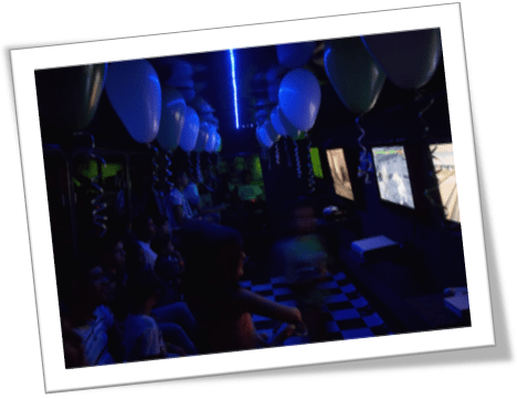 Festa com videogames no ônibus