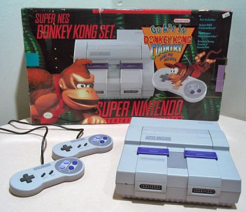 Videogame antigo Super Nintendo
